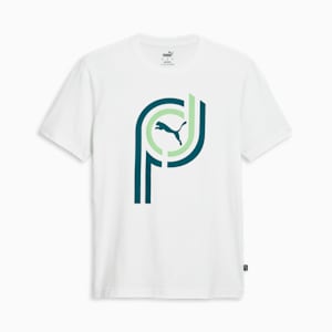 T-shirt graphique PUMA, homme, Blanc PUMA, très grand