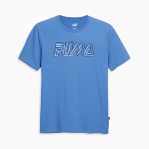Camiseta estampada PUMA para hombre, Regal Blue, extragrande
