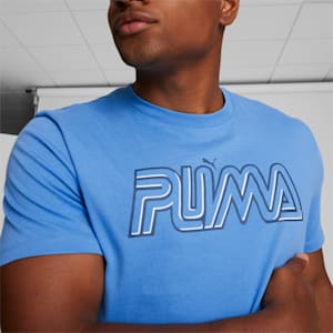 Camiseta estampada PUMA para hombre, Regal Blue, extragrande