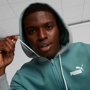 Sudadera con capucha para hombre Colorblock, Adriatic, extralarge