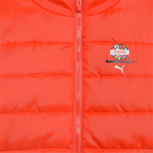 PUMA x Worldwide Boy's Light Jacket, Hot Heat, extralarge-IND