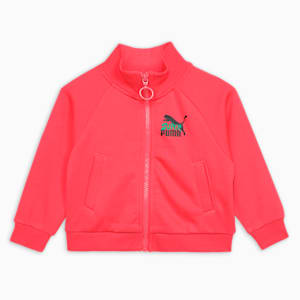 Super PUMA Girl's Knitted Jacket, Electric Blush, extralarge-IND