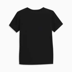 Camiseta con logo iridiscente para mujer, PUMA Black, extralarge