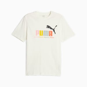 Camiseta multicolor Essentials+ de hombre, Warm White, extragrande