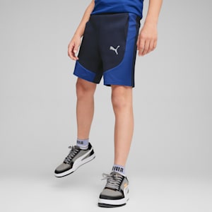 EVOSTRIPE Big Kids' Shorts, Club Navy, extralarge