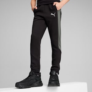 Pantalon de survêtement en maille EVOSTRIPE Enfant et Adolescent, PUMA Black, extralarge