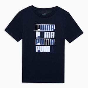 LOGO LAB Youth Tee, Club Navy, extralarge-IND