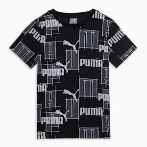 LOGO LAB Youth Tee, PUMA Black, extralarge-IND