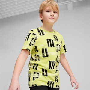 LOGO LAB Youth Tee, Lime Sheen, extralarge-IND