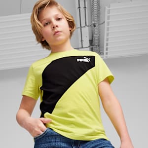 PUMA POWER Tee Youth, Lime Sheen, extralarge