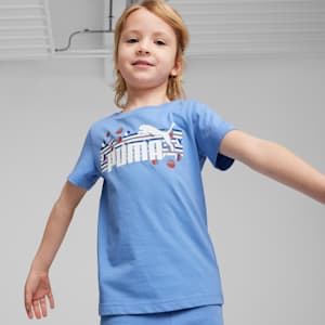 ESS+ SUMMER CAMP Little Kids' Tee, Blue Skies, extralarge