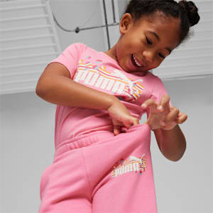 Pants para niños ESS+ SUMMER CAMP, Fast Pink, extralarge