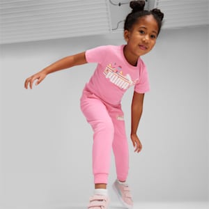 ESS+ SUMMER CAMP Little Kids' Sweatpants, Fast Pink, extralarge
