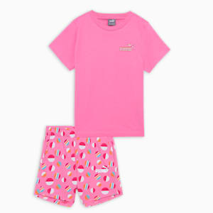 Summer Camp Baby Set, Fast Pink, extralarge-IND