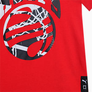 BASKETBALL BLUEPRINT Youth T-shirt, For All Time Red, extralarge-IND