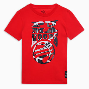 BASKETBALL BLUEPRINT Youth T-shirt, For All Time Red, extralarge-IND