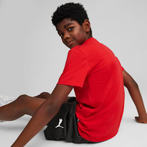 BASKETBALL BLUEPRINT Big Kids' Tee, Meias Puma cedric_castex Short Crew preto 3 pares, extralarge