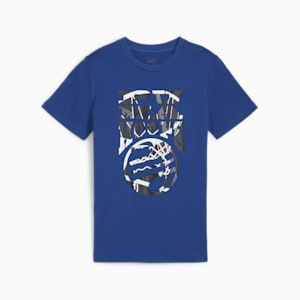 T-shirt de basketball Blueprint PUMA HOOPS Enfant et Adolescent, Cobalt Glaze, extralarge