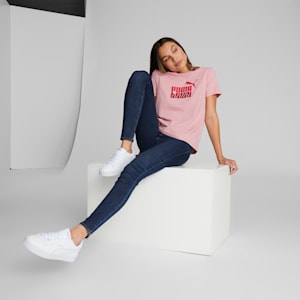 T-shirt PUMA Mirror, femme, Rose futur, très grand