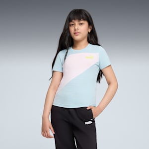 Pantalon de survêtement PUMA Power Big Enfant et Adolescent, Turquoise Surf, extralarge