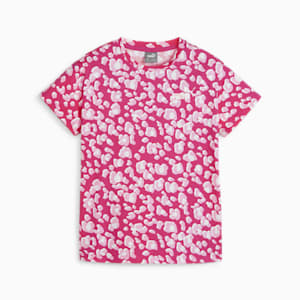 ESS+ ANIMAL Big Kids' Tee, Garnet Rose, extralarge