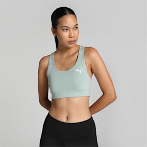 Women's Sports Bra Top, Green Fog, extralarge-IND