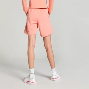 ESS Women's High-Waist Shorts, Poppy Pink, extralarge-IND