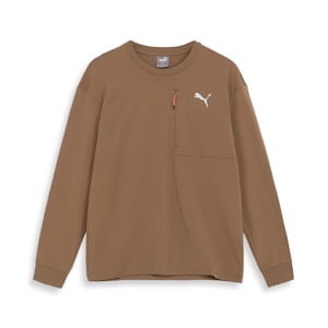メンズ STYLE TECH 長袖 Tシャツ, Chocolate Chip, extralarge-JPN