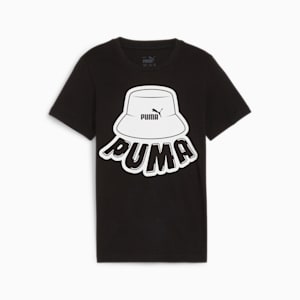 T-shirt à imprimé 90's ESS+ Enfant et Adolescent, PUMA Black, extralarge