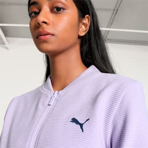 Women's Reversible Full-Zip Jacket, Vivid Violet, extralarge-IND