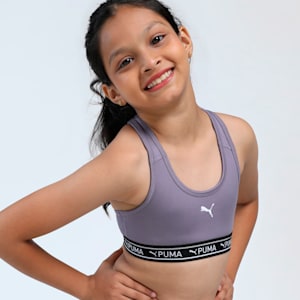 STRONG Youth Training Bra, Pale Plum, extralarge-IND