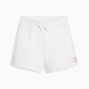 Pantalones cortos ESS+ SUMMER DAZE para niñas grandes, PUMA White, extralarge