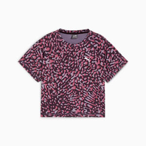 Playera adolescente TRAIN FAVORITE, Midnight Plum, extralarge