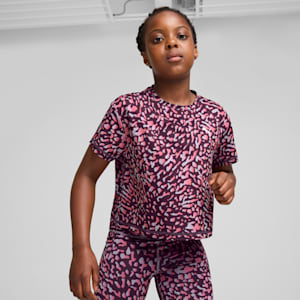 TRAIN FAVORITE Short Length Big Kids' Tee, Midnight Plum, extralarge