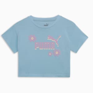 GRAPHICS Summer Flower Girls' T-shirt, Turquoise Surf, extralarge-IND