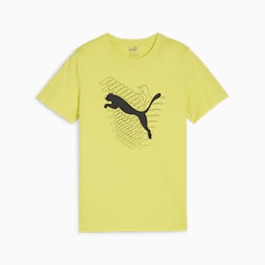 GRAPHICS Cat Youth Tee, Lime Sheen, extralarge