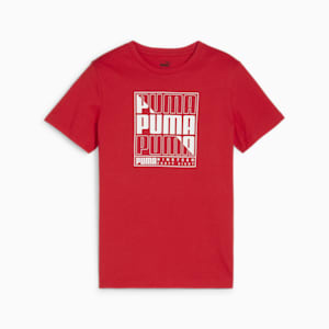 T-shirt GRAPHICS PUMA Enfant et Adolescent, For All Time Red, extralarge