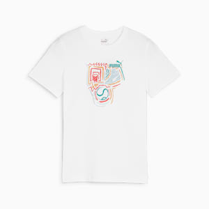 T-shirt à imprimé Year of Sports Enfant et Adolescent, PUMA White, extralarge