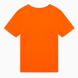 Graphic Boy's Regular Fit Crew-Neck T-shirt, Rickie Orange, extralarge-IND