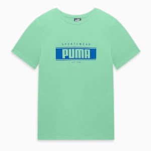 Graphic Boy's Regular Fit Crew-Neck T-shirt, Fizzy Lime, extralarge-IND