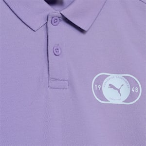 Graphic Boy's Polo T-shirt, Vivid Violet