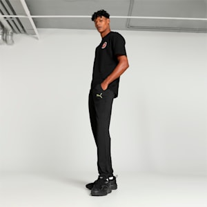 Active Graphic Men's Slim Fit Pants, PUMA Black, extralarge-IND