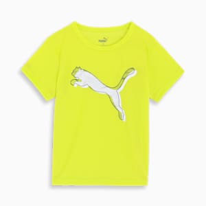 キッズ ボーイズ アクティブ スポーツ ポリ 半袖 Tシャツ 120-160cm, Lime Pow, extralarge-JPN
