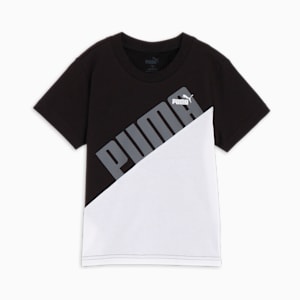 キッズ ボーイズ プーマ パワー MX 半袖 Tシャツ A 120-160cm, PUMA Black, extralarge-JPN