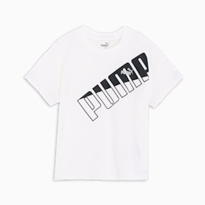 キッズ ボーイズ プーマ パワー MX 半袖 Tシャツ B 120-160cm, PUMA White, extralarge-JPN