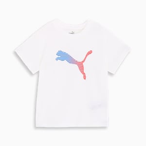 キッズ ボーイズ ESSプラス MX NO1 ロゴ リラックス 半袖 Tシャツ 120-160cm, PUMA White, extralarge-JPN