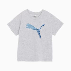 キッズ ボーイズ ESSプラス MX NO1 ロゴ リラックス 半袖 Tシャツ 120-160cm, Light Gray Heather, extralarge-JPN