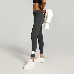 Logo Women's Leggings, Dark Gray Heather, extralarge-IND