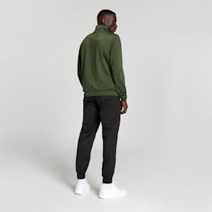 Olive green puma tracksuit discount