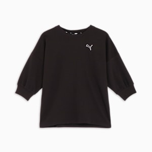 ウィメンズ プーマ モーション MX 七分丈 Tシャツ, PUMA Black, extralarge-JPN